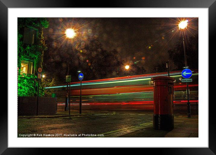 Midnight at Mayfair Framed Mounted Print by Rob Hawkins