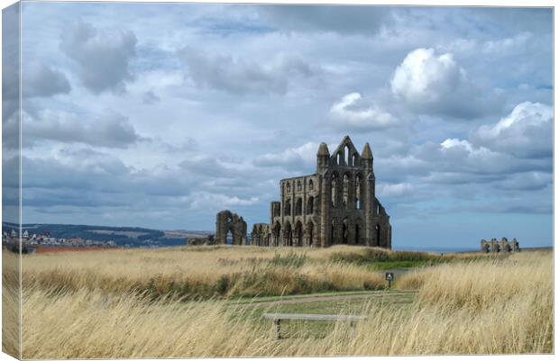 Whitby Abbey Canvas Print by Alison Chambers