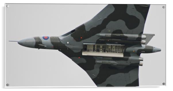 Avro Vulcan B2 XH558, open bomb bay Acrylic by Allan Durward Photography