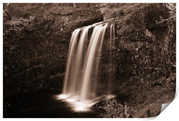 Dalcairney Falls Dalmellington Print by Allan Durward Photography