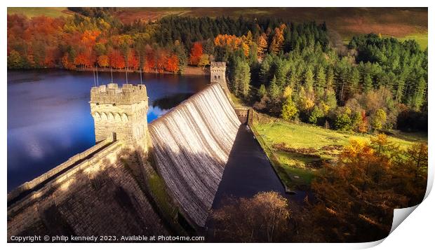 The Dambusters Dam Print by philip kennedy