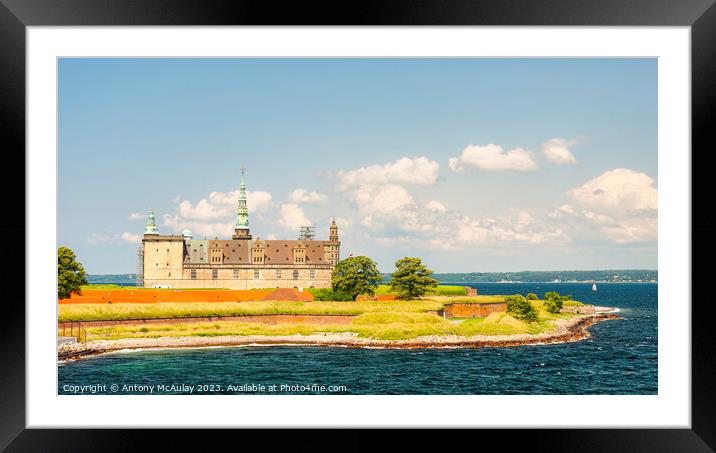 Helsingor Kronborg Castle Framed Mounted Print by Antony McAulay