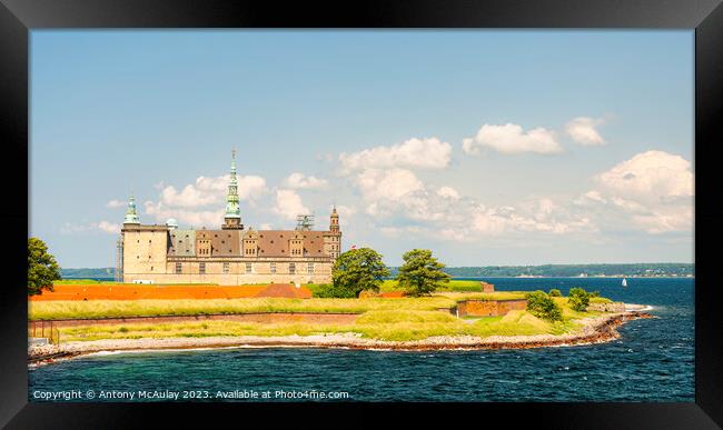Helsingor Kronborg Castle Framed Print by Antony McAulay