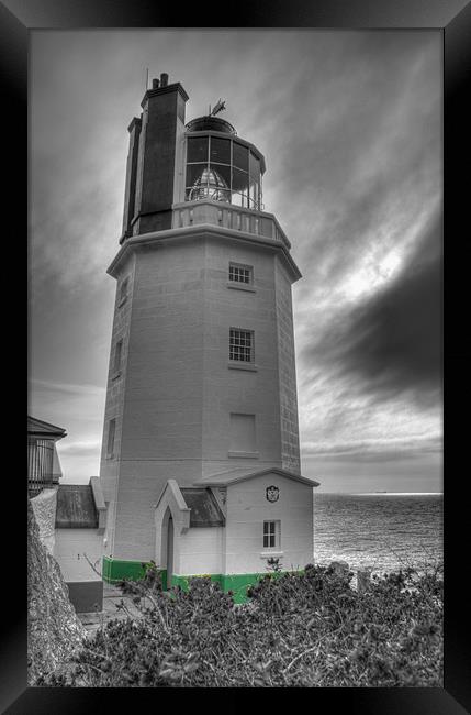 Zone Point Lighthouse Framed Print by Andrew Driver