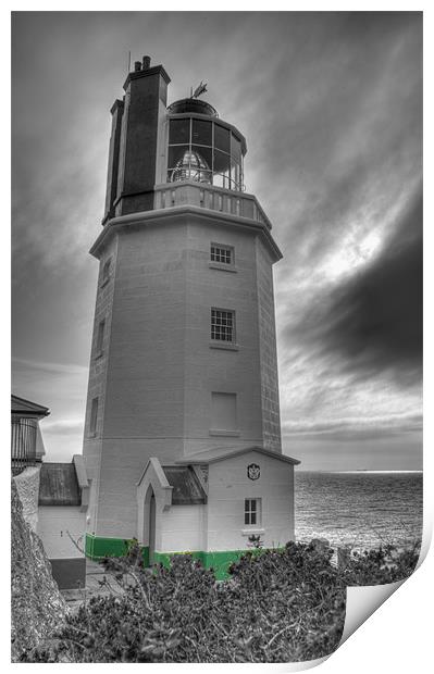 Zone Point Lighthouse Print by Andrew Driver