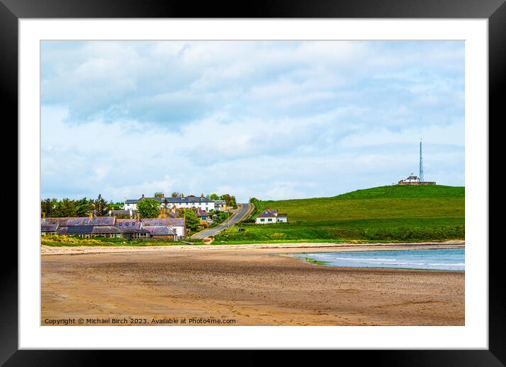 LOW NEWTON BY THE SEA Framed Mounted Print by Michael Birch