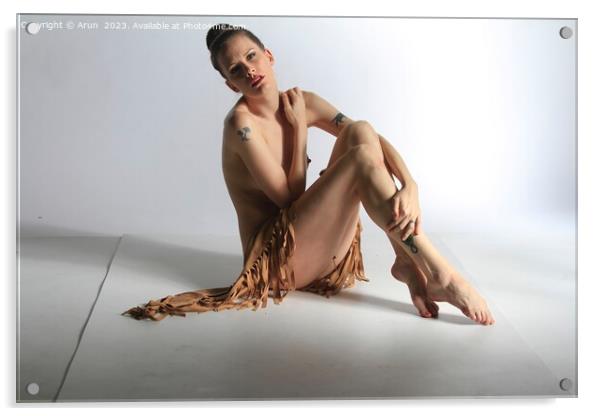 Artistic Nude Acrylic by Arun 