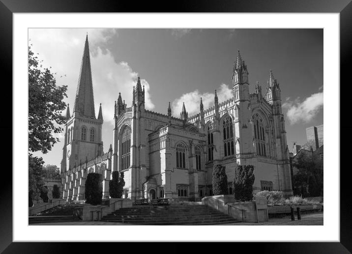 Wakefield Cathedral  Framed Mounted Print by Alison Chambers