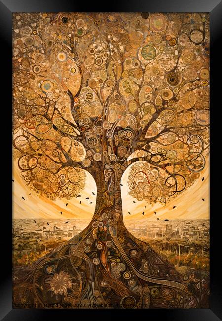 Tree of Life Framed Print by Harold Ninek
