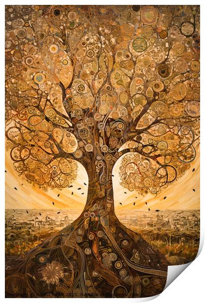 Tree of Life Print by Harold Ninek