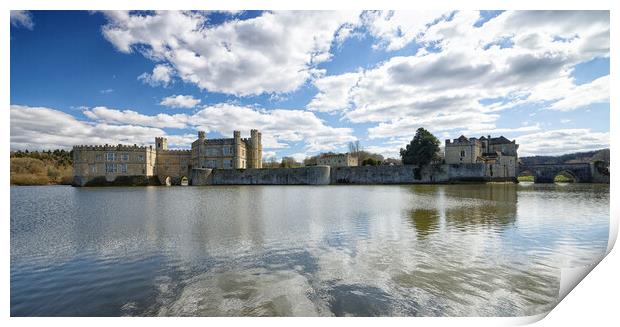 Leeds Castle The loveliest castle in the world in  Print by John Gilham