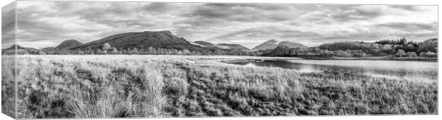 Highland mountains and Loch Awe Canvas Print by Andrea Obzerova