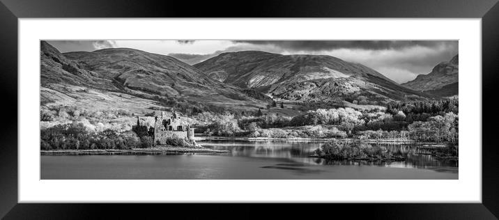 Highland mountains and Loch Awe Framed Mounted Print by Andrea Obzerova