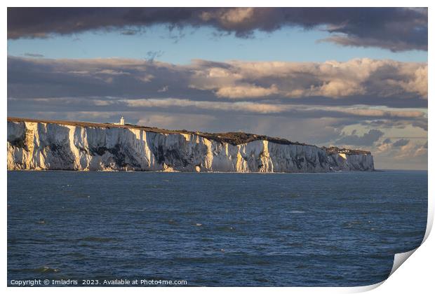Famous White Cliffs of Dover, UK Print by Imladris 