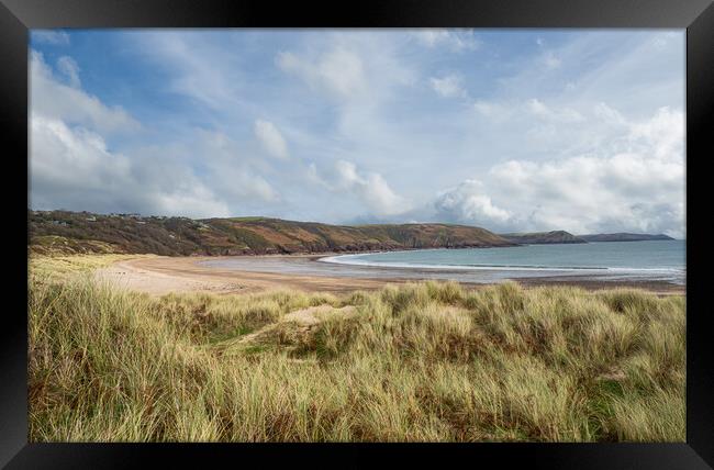 Freshwater East, Pembrokeshire, Wales. Framed Print by Colin Allen