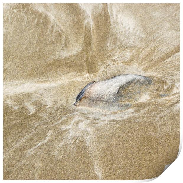 Rock and Sand Print by Kevin Howchin
