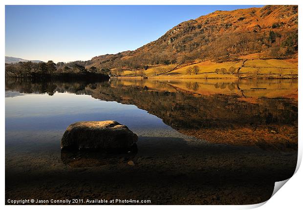 Rydal Water, Cumbria Print by Jason Connolly