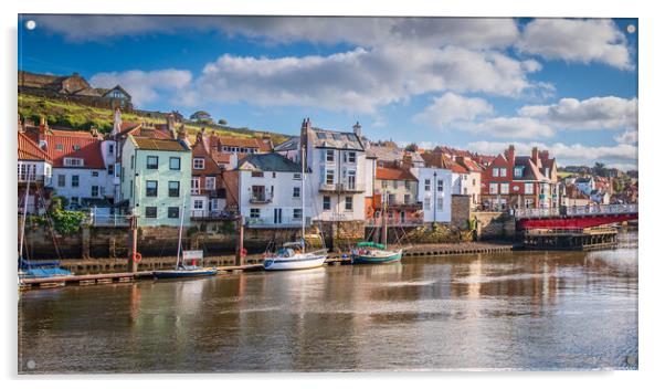 Beautiful River Esk, Whitby Acrylic by Paul Grubb