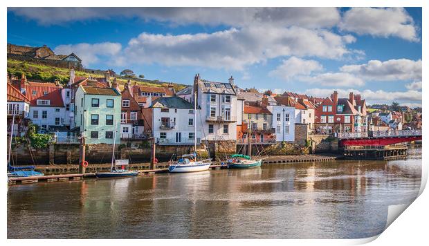 Beautiful River Esk, Whitby Print by Paul Grubb