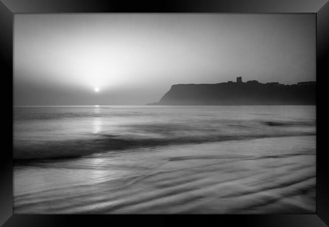  Scarborough North Bay Sunrise Framed Print by Darren Galpin