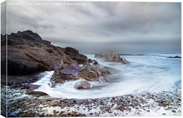 Bude Cornwall Canvas Print by Andy Salter