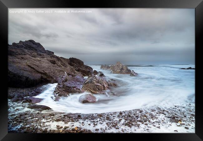 Bude Cornwall Framed Print by Andy Salter