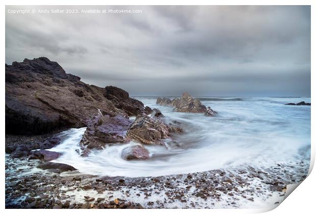 Bude Cornwall Print by Andy Salter