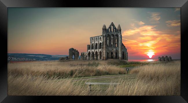 Whitby Abbey Framed Print by Alison Chambers