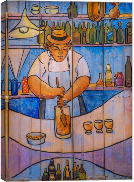 Making the Poncha Canvas Print by Margaret Ryan