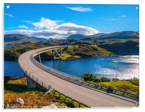 Kylesku Bridge Scotland North West Highland NC500 Route Acrylic by OBT imaging