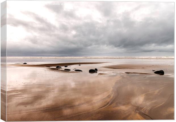 Widemouth Bay Cornwall Canvas Print by Andy Salter