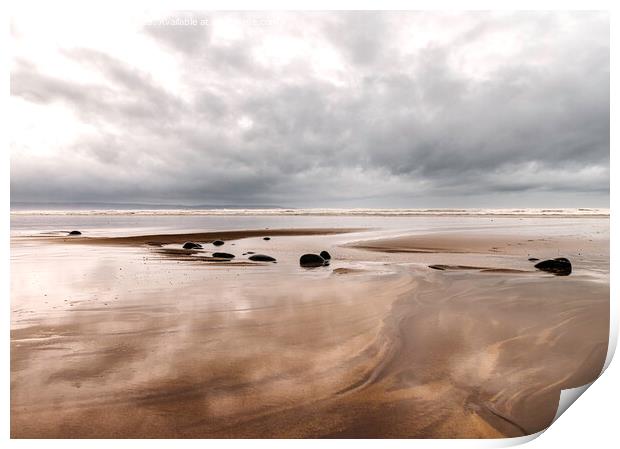 Widemouth Bay Cornwall Print by Andy Salter