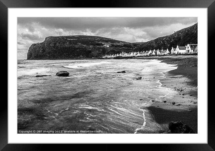 Pennan Fishing Village Aberdeenshire North East Scotland  Framed Mounted Print by OBT imaging
