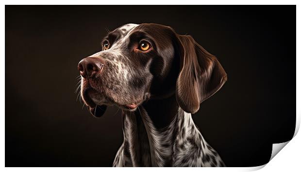 German Shorthaired Pointer Print by K9 Art