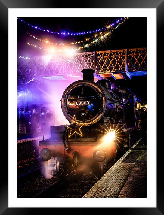 Sheringham Locomotive  Framed Mounted Print by Bryn Ditheridge