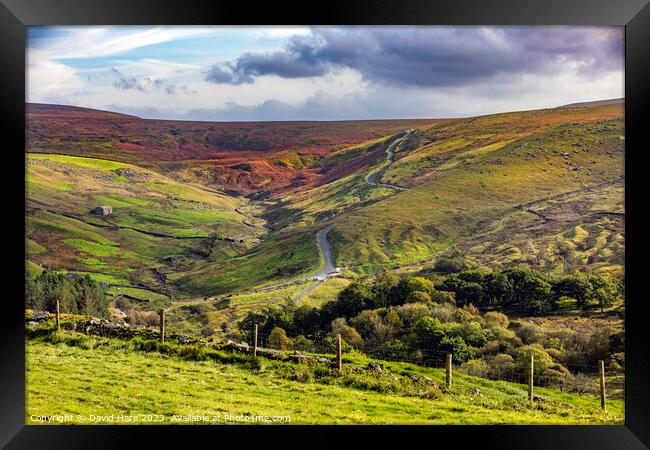 Moorland Farm Framed Print by David Hare