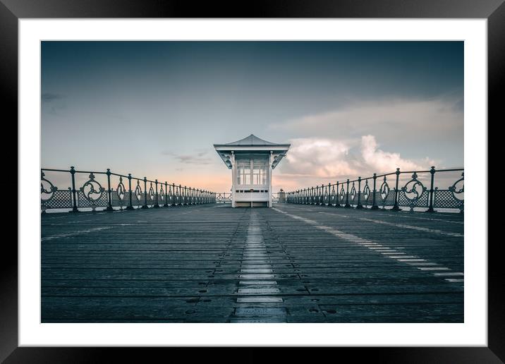 On Swanage Pier Framed Mounted Print by Mark Jones