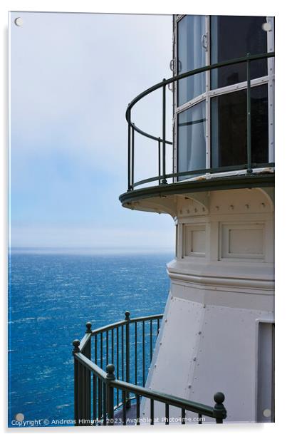 Point Reyes Lighthouse - Windows and Observation Deck Acrylic by Andreas Himmler