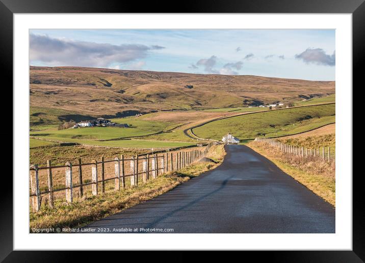 Down Into Harwood Framed Mounted Print by Richard Laidler