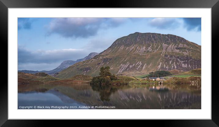 Cregennan Lakes, Snowdonia/Eryri National Park, Wales Framed Mounted Print by Black Key Photography