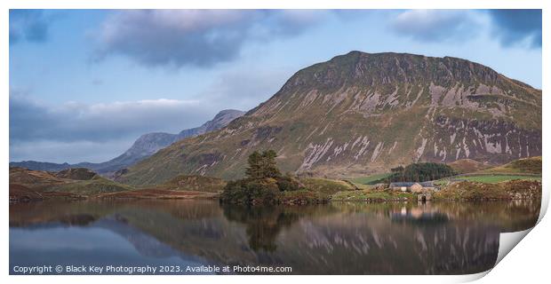 Cregennan Lakes, Snowdonia/Eryri National Park, Wales Print by Black Key Photography
