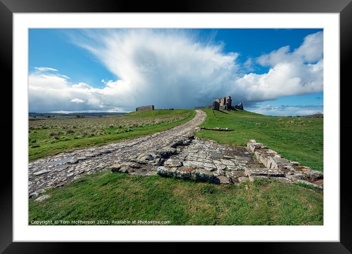 Duffus Castle Moray Framed Mounted Print by Tom McPherson