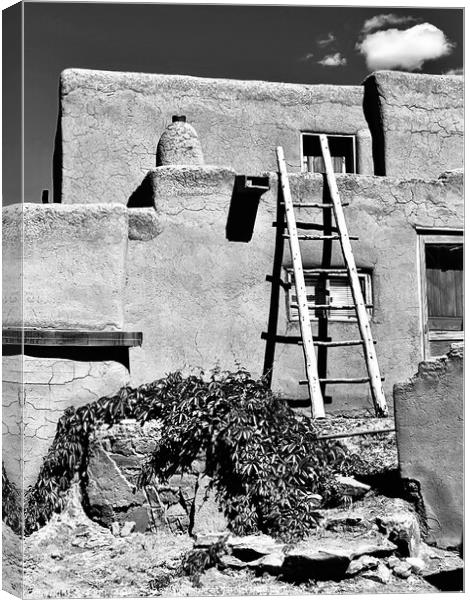 Taos Pueblo, New Mexico #1 Canvas Print by John Chase
