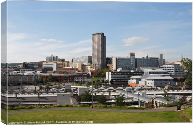Sheffield skyline panorama Canvas Print by Kevin Round