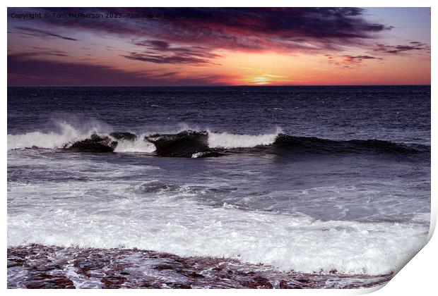 Sunset Across The Moray Firth Print by Tom McPherson
