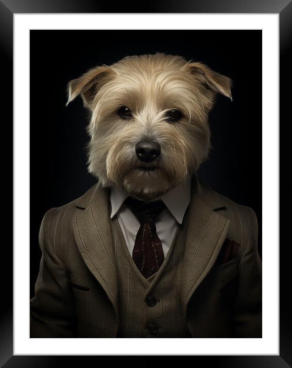 Glen Of Imaal Terrier Framed Mounted Print by K9 Art