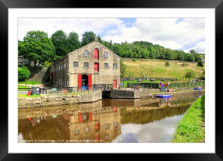 Standedge Visitor Centre Yorkshire. Framed Mounted Print by Diana Mower