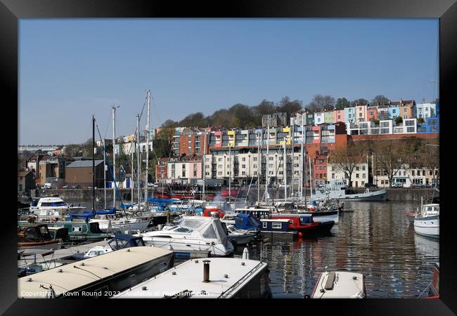 Bristol harbour marina Framed Print by Kevin Round