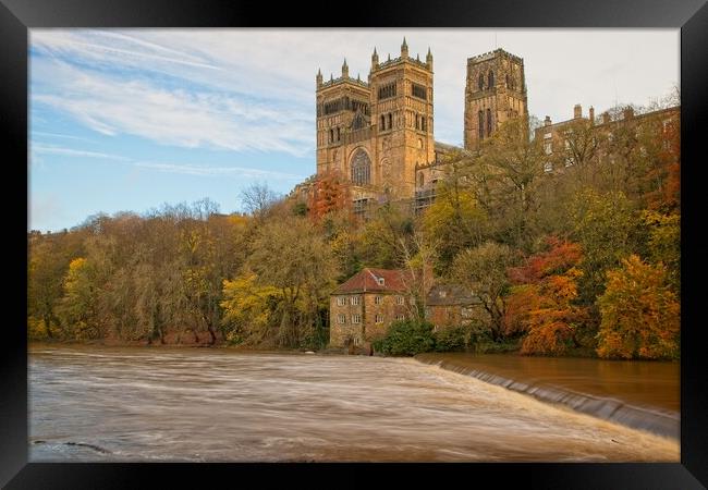 Durham Cathedral in Autumn Framed Print by Rob Cole