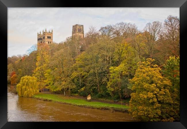 Durham Cathedral in Autumn Framed Print by Rob Cole